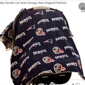 Patriots Car seat Canopy  - Navy Blue